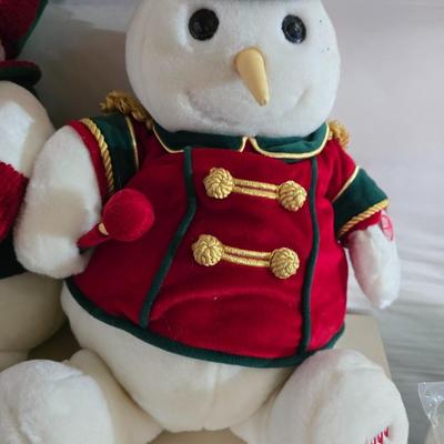 1998 & 1999 Snowden Plush Snowmen Pair – JCPenney Exclusive Holiday Collectibles