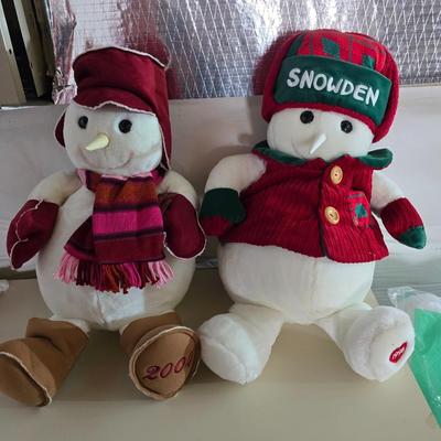 JCPenney Snowden Plush Lot – 1998 & 2004 Collectible Snowmen