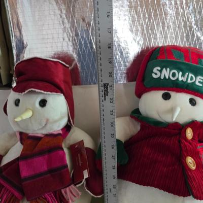 JCPenney Snowden Plush Lot – 1998 & 2004 Collectible Snowmen