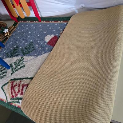 Large Snowman Décor & Ornament Lot – Plush, Fabric, and Folk Art Accents, Rug and more