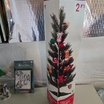Eclectic Vintage & Handmade Christmas Decor Lot – Stockings, Figurines, Tree & More