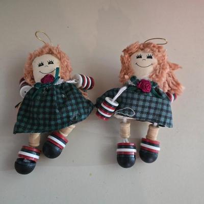 Eclectic Vintage & Handmade Christmas Decor Lot – Stockings, Figurines, Tree & More