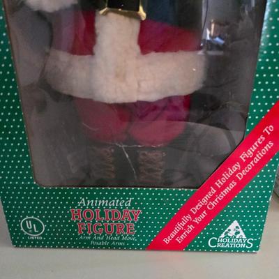 Vintage Animated Santa & Mrs. Claus Figures – Holiday Creations & Telco Motion-ettes
