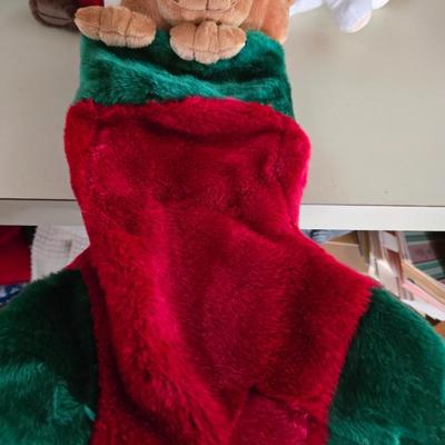 Plush Christmas Character Collection with Stockings – 10-Piece Set