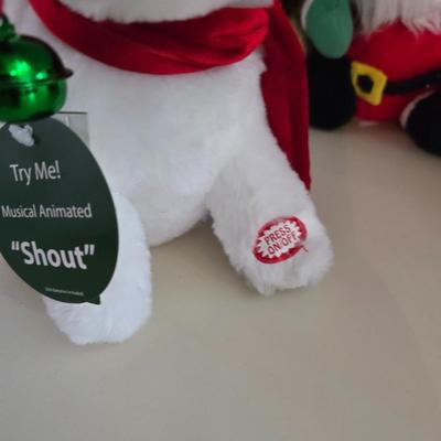 Plush Holiday Characters & Accessories – 9-Piece Christmas Set