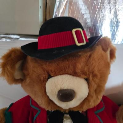1994 Holiday Teddy Bear Couple – Matching Boy & Girl Set