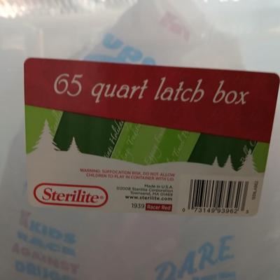Large Lot of Assorted Cotton & Craft Fabrics – Novelty Prints, Yardage, Panels + Pattern Board in a storage tote