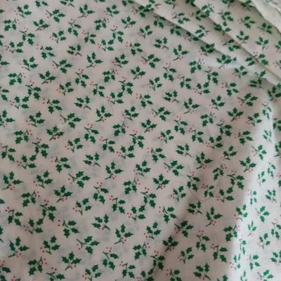 Large Lot of Assorted Cotton & Craft Fabrics – Novelty Prints, Yardage, Panels + Pattern Board in a storage tote