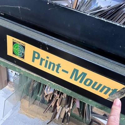 Lot 354 Large Print Mount machine