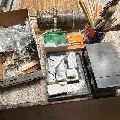 Lot 364 Hardware & other framing supplies