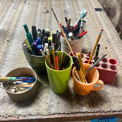 Lot 366 Pens markers and other