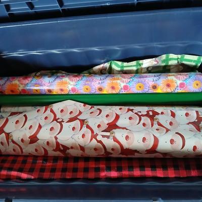 HUGE Tote Full of Wrapping Supplies – Bows, Gift Boxes, and Wrapping Paper