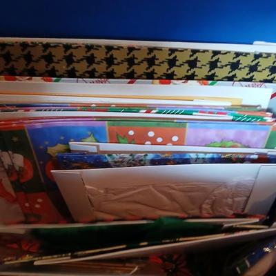 HUGE Tote Full of Wrapping Supplies – Bows, Gift Boxes, and Wrapping Paper