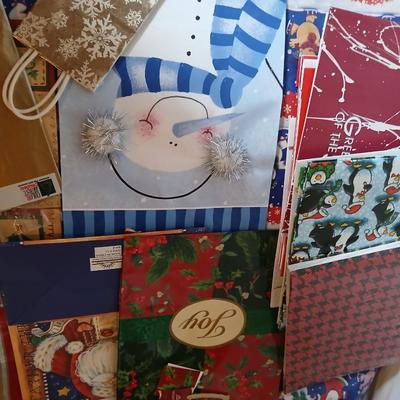 HUGE Tote Full of Wrapping Supplies – Bows, Gift Boxes, and Wrapping Paper