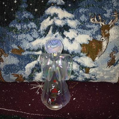 Rustic Artificial Christmas Tree & Holiday Decor Display Lot