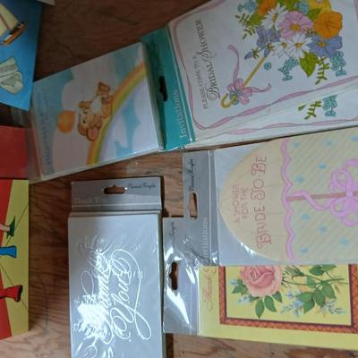 Floral Dresser Box with TONS of gift cards, Wrapping, Ribbons, greeting cards and celebration items