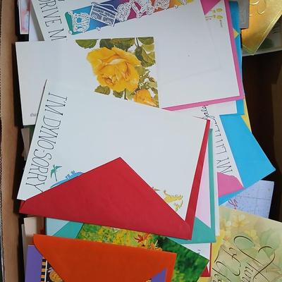 Floral Dresser Box with TONS of gift cards, Wrapping, Ribbons, greeting cards and celebration items