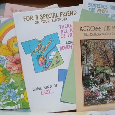 Floral Dresser Box with TONS of gift cards, Wrapping, Ribbons, greeting cards and celebration items