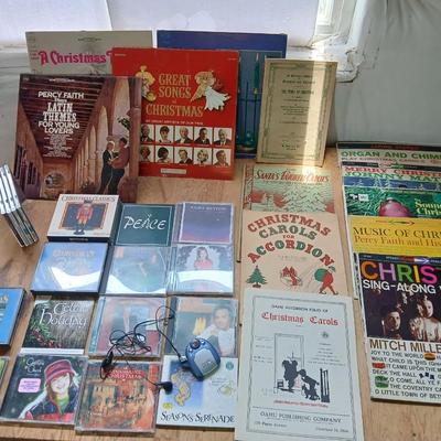 Vintage Christmas Music Collection – LPs, CDs & Sheet Music