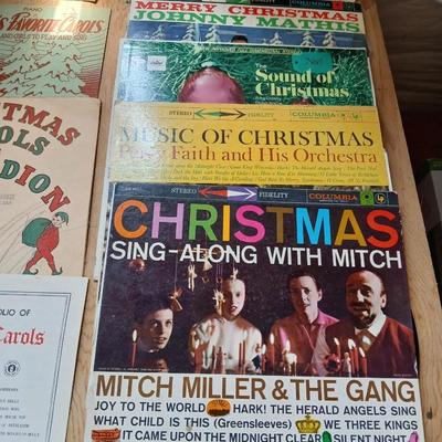 Vintage Christmas Music Collection – LPs, CDs & Sheet Music