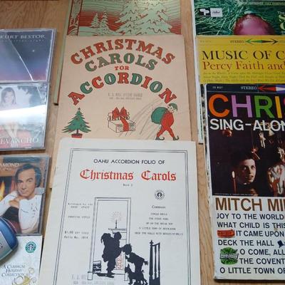 Vintage Christmas Music Collection – LPs, CDs & Sheet Music