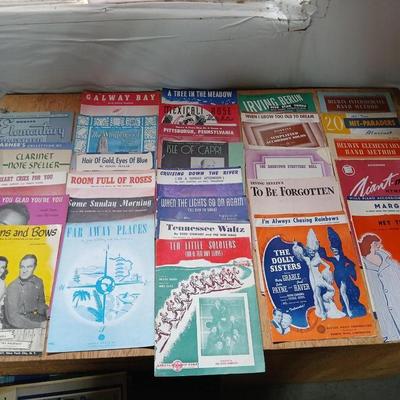 Vintage Sheet Music Collection – Mixed Titles & Eras