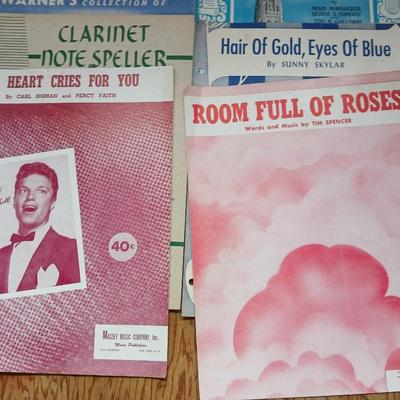 Vintage Sheet Music Collection – Mixed Titles & Eras