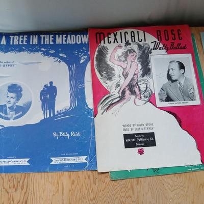 Vintage Sheet Music Collection – Mixed Titles & Eras