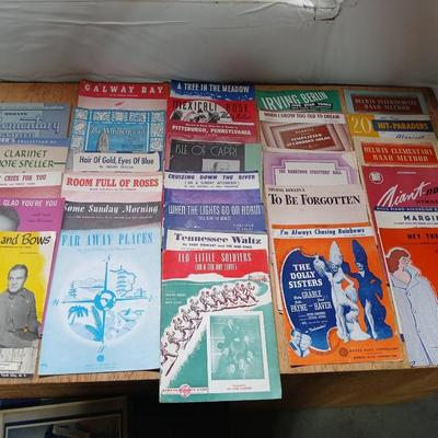 Vintage Sheet Music Collection – Mixed Titles & Eras