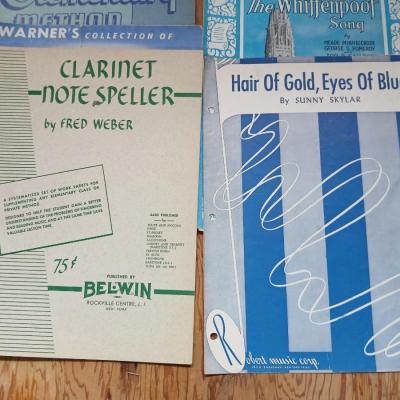 Vintage Sheet Music Collection – Mixed Titles & Eras