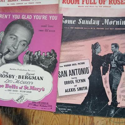 Vintage Sheet Music Collection – Mixed Titles & Eras