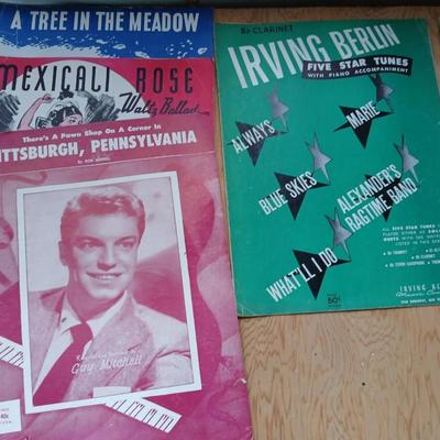 Vintage Sheet Music Collection – Mixed Titles & Eras