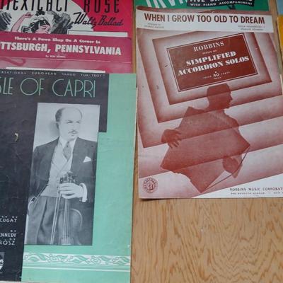 Vintage Sheet Music Collection – Mixed Titles & Eras