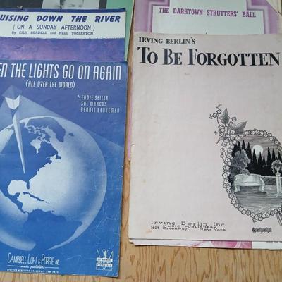 Vintage Sheet Music Collection – Mixed Titles & Eras