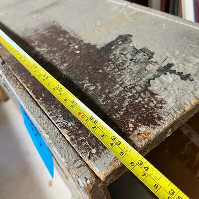 Lot 380 Antique box w/ matting