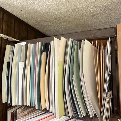 Lot 381 Large bin of assorted matting