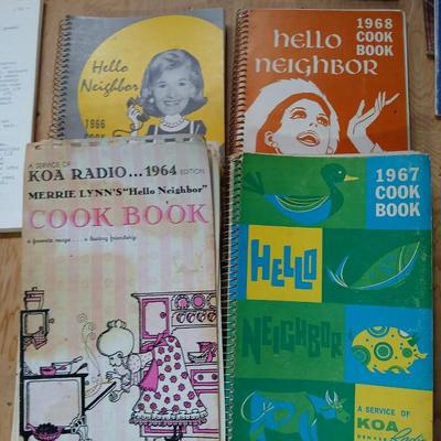 Vintage Radio Station Cookbooks – “Happy Talk” & “Hello Neighbor”