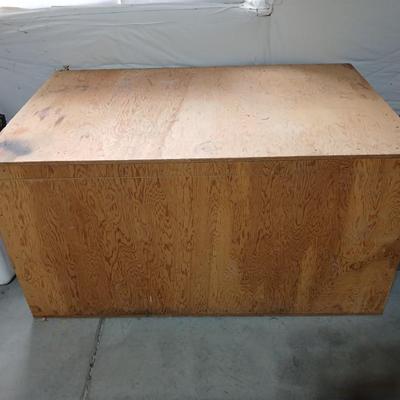 Large Handmade Plywood Storage Chest – Sturdy & Spacious