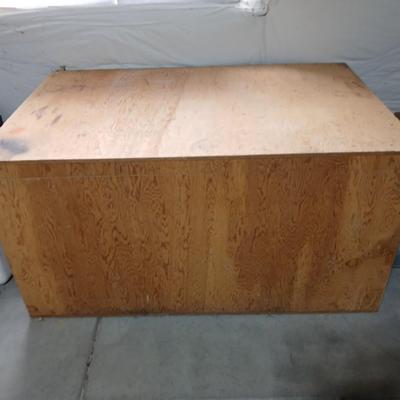 Large Handmade Plywood Storage Chest – Sturdy & Spacious