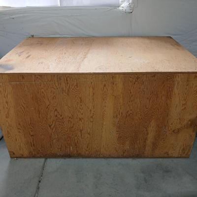 Large Handmade Plywood Storage Chest – Sturdy & Spacious