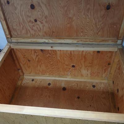Large Handmade Plywood Storage Chest – Sturdy & Spacious