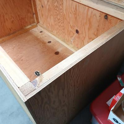 Large Handmade Plywood Storage Chest – Sturdy & Spacious