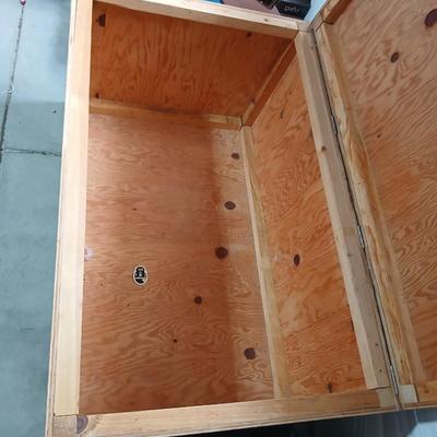Large Handmade Plywood Storage Chest – Sturdy & Spacious