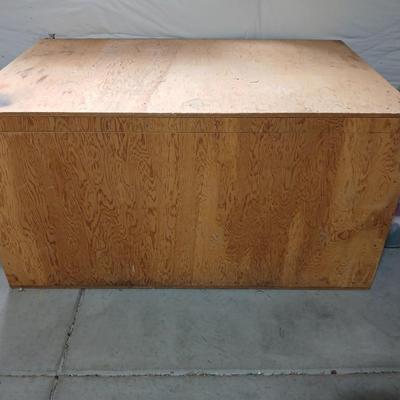 Large Handmade Plywood Storage Chest – Sturdy & Spacious