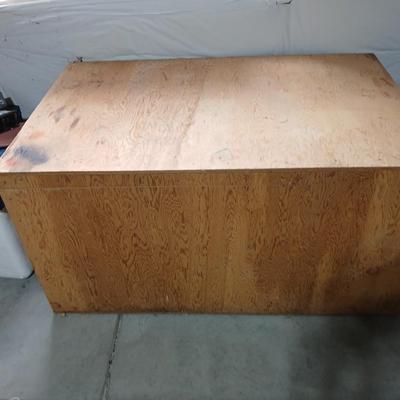 Large Handmade Plywood Storage Chest – Sturdy & Spacious
