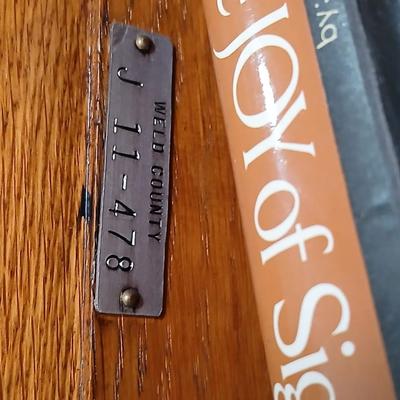 Antique Globe-Wernicke Bookcase – C-11 Grade 198 - Property of Weld County Law Library with bottom drawer - Full of books!