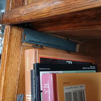 Antique Globe-Wernicke Bookcase – C-11 Grade 198 - Property of Weld County Law Library with bottom drawer - Full of books!