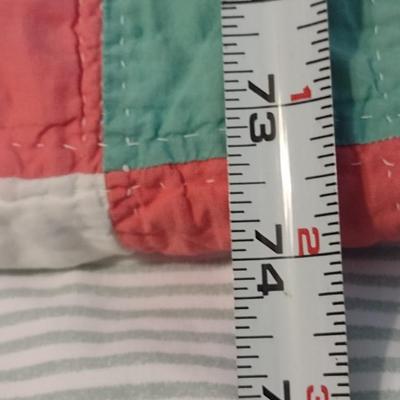 Hand Made Quilt- Approx 74" Square