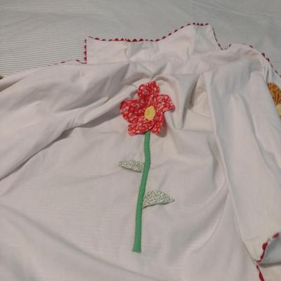Shirt/Cover-up with Applique' Designs