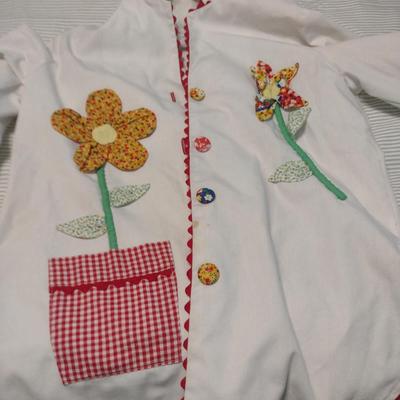 Shirt/Cover-up with Applique' Designs